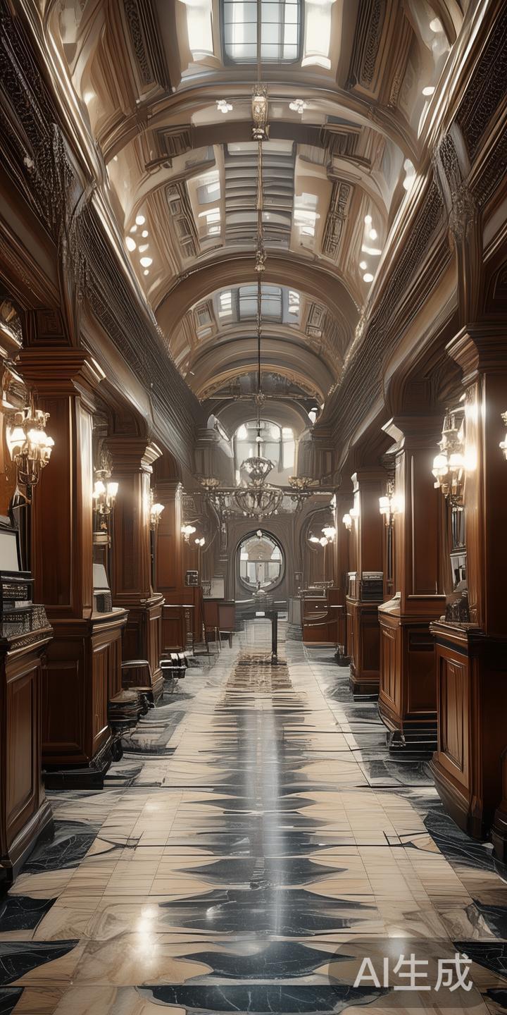 场景还原度：平台是否采用高质量的银行厅场景布置，包